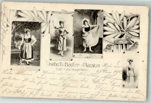 1902 Isabella Becker-Marston Fürst. Hofschauspielerin