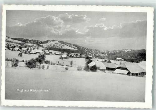 Wittenschwand Gehöfte im Schnee
