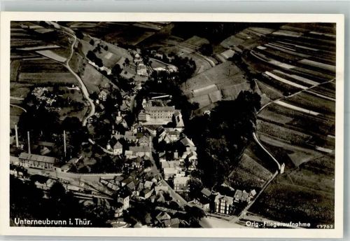 Unterneubrunn Fliegeraufnahme Freigegeben d. R.L.M.