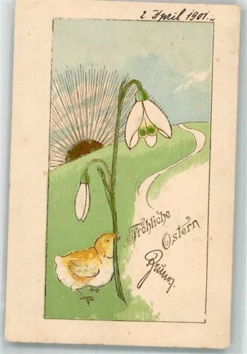 1901 Küken Schneeglöckchen