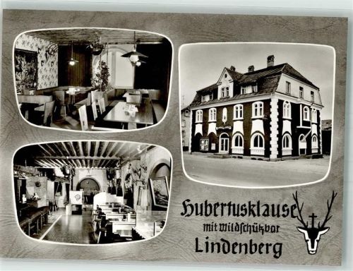 Lindenberg Gasthaus Hubertusklause m. Wildschützbar Hauptstraße