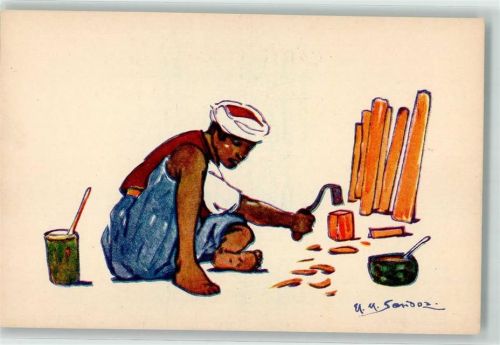 sign. Sandoz Beruf Araber