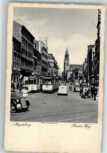 Magdeburg Breiter Weg Straßenbahn