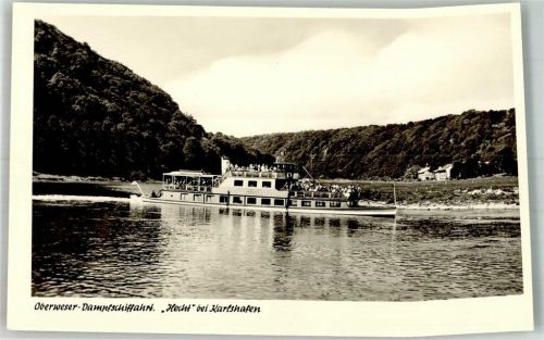 Bad Karlshafen Weserschiffe Dampfschiff Hecht