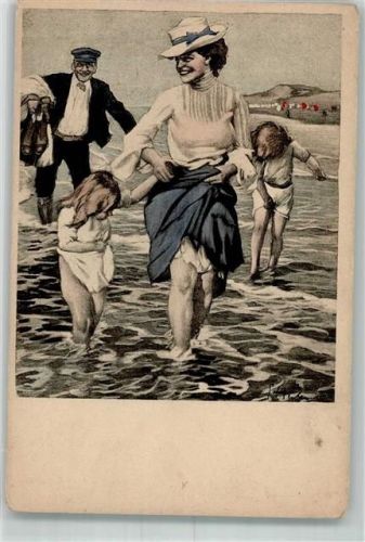 Serie VIII Nr. 6 Simplicissimus Strandleben