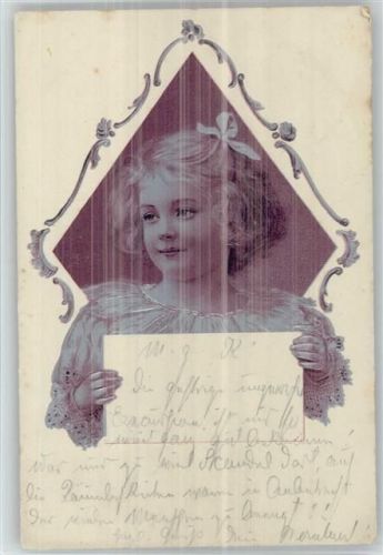 Lesen - 1903 Ak Kleid mit Spitze am Ärmel
