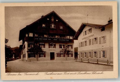 Oberau Gasthaus zur Post mit Landhaus Schrenk