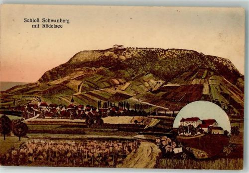 97348 W8711 Rödelsee 1925 Foto AK Schloss Schwanberg