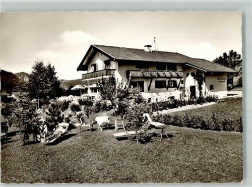 Oberammergau 1964 Pension Cafe Wenger