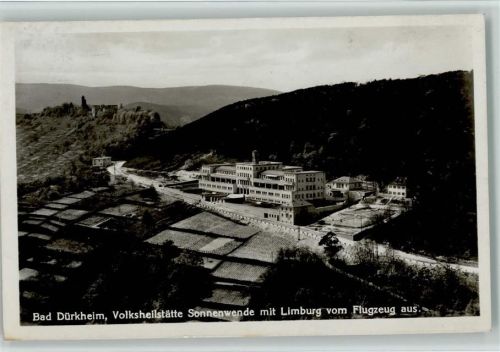 Bad Dürkheim Volksheilstätte Sonnenwende Ruine Limburg Luftaufnahme