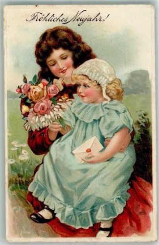 1910 Neujahr Rosen Brief Verlag PFB 8246