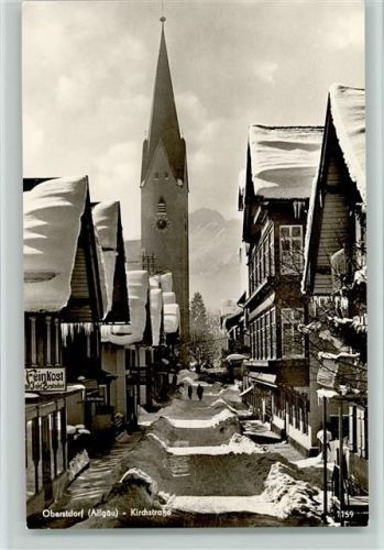 Oberstdorf Kirchstraße Winter