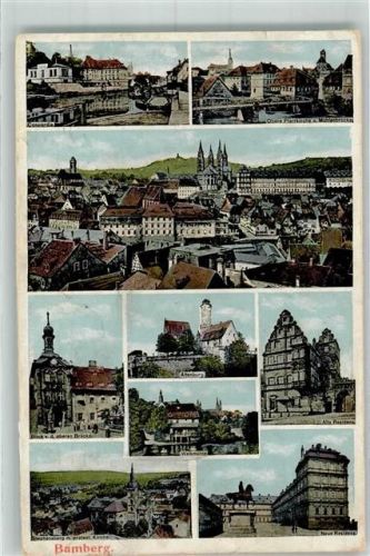 Bamberg 1912 Schloss Concordia Altenburg Walkmühle