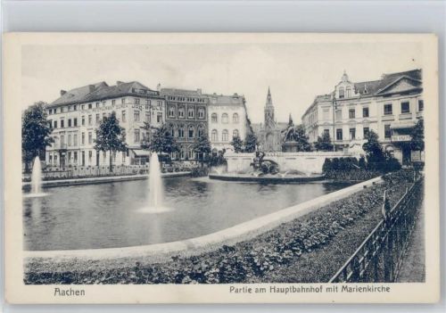 Aachen am Hauptbahnhof Marienkirche
