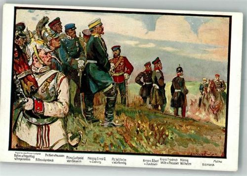 Sedan sign. Putz Ludwig Moltke meldet d. Fürsten u. Herrführern d. Übergabe 2.9.1870