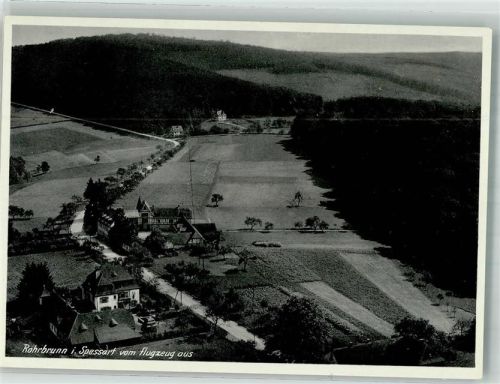Rohrbrunn Fliegeraufnahme Rohrbrunn im Spessart