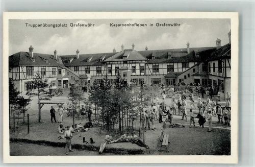Grafenwöhr Kaserne Truppenübungsplatz Kasernenhofleben