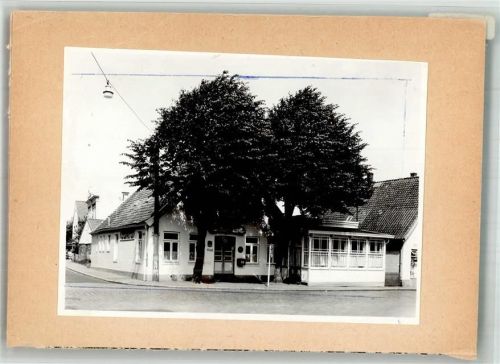 Döse 1961 Foto montiert auf Karton Gasthaus zur Linde
