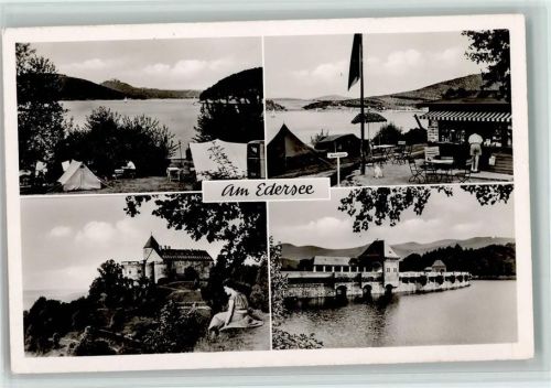 Waldeck Zeltplatz am Edersee Burg Waldeck Edertalsperre