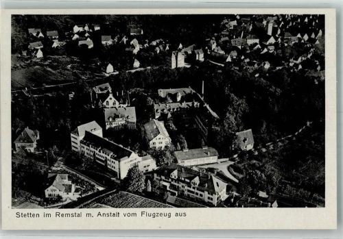 Stetten 1942 Fliegeraufnahme Strähle