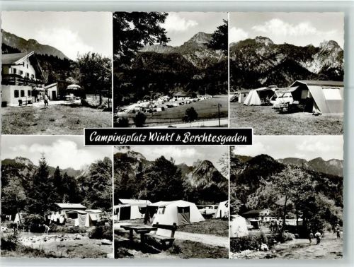 Berchtesgaden Campingplatz Winkl Mehrfachaufnahme