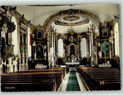 Pfronten Pfarrkirche Innenaufnahme