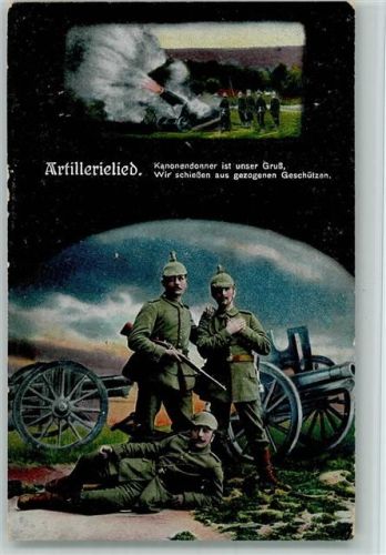 WK I Kanonen - Artillerielied Serie 2621-2 AK