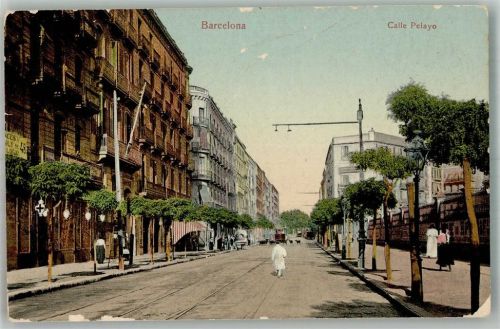 Barcelona 1910 Calle Pelayo