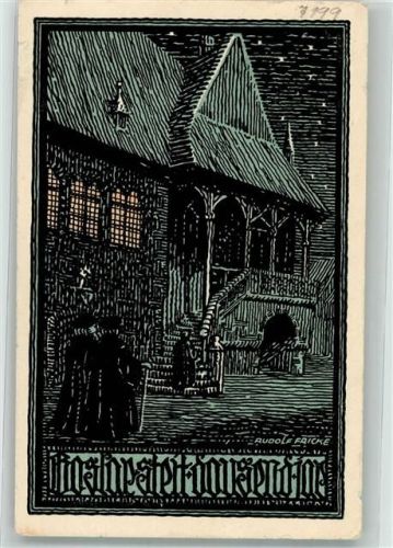 Goslar sign. Fricke, R. 1000 Jahrfeier Fespostkarte