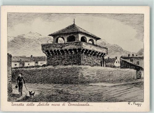 Domodossola Torretta delle Antiche mura sign. R.Paggi