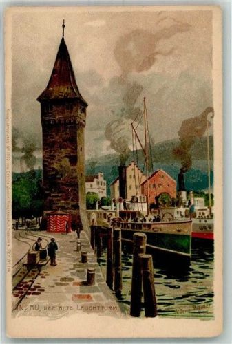 Lindau 1900 Leuchtturm Zieher, Ottmar Nr. 1870