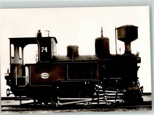 Todtnau Schmalspur-Dampflokomotive 74 Zell-Todtnau