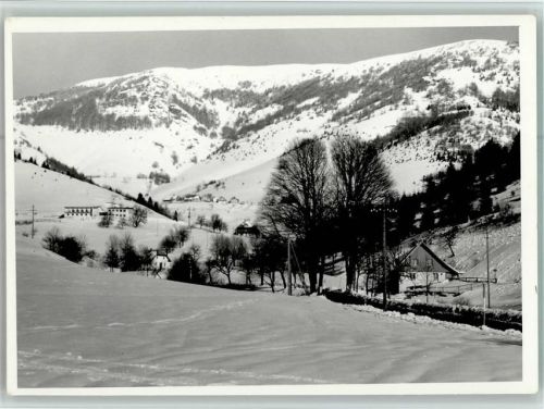 Belchen Ortsansicht mit Belchenhöfen Winteraufnahme