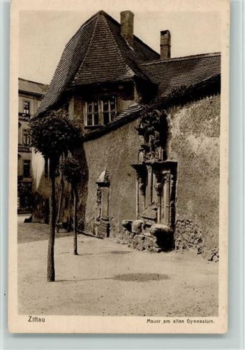 Zittau Mauer am alten Gymnasium