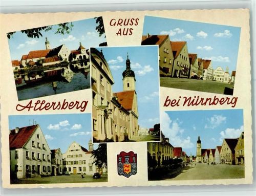 Allersberg Ortsansichten Kirche Mehrfachaufnahme