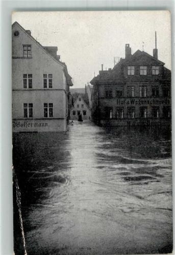 Nürnberg Hochwasser-Katastrophe 5.2.1909 Am Sand m. Fischergasse
