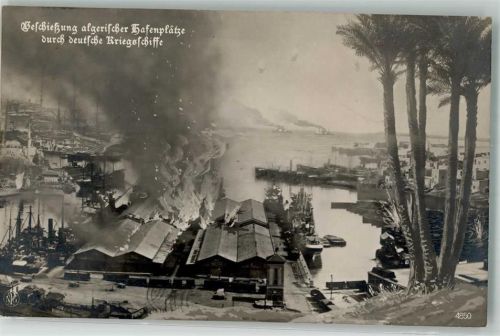 Beschießung algerischer Hafenplätze durch deutsche Kriegsschiffe Verlag NPG 4850