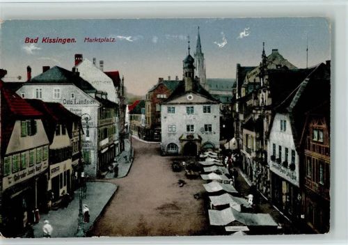 Bad Kissingen Marktplatz Marktszene
