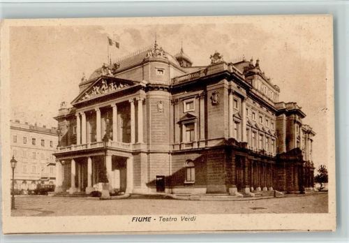 Fiume - Theater ca 1925 AK