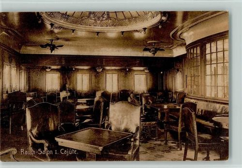 Rauch Salon I. Cajüte - Hamburg-Amerika-Linie