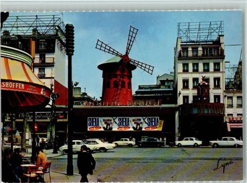 Le Moulin Rouge Paris ca 1970 AK