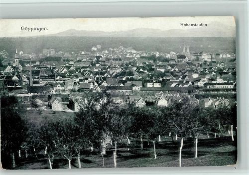 Göppingen Gesamtansicht mit Hohenstaufen
