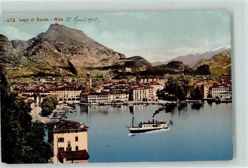 Riva del Garda Dampfer Gardasee / Lago di Garda