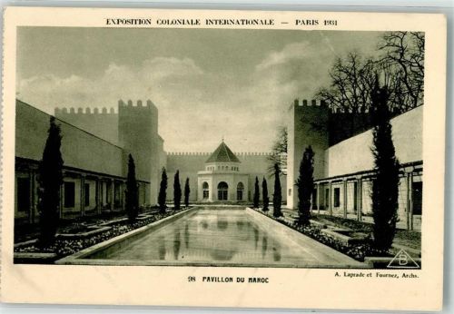 Rabat 1931 Ausstellung Paris 1931 Pavillon Marokko
