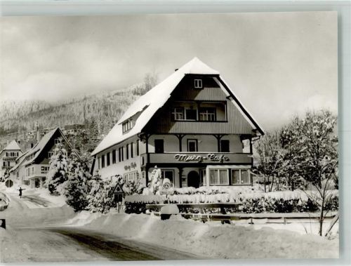 Baiersbronn Cafe Murg Winter