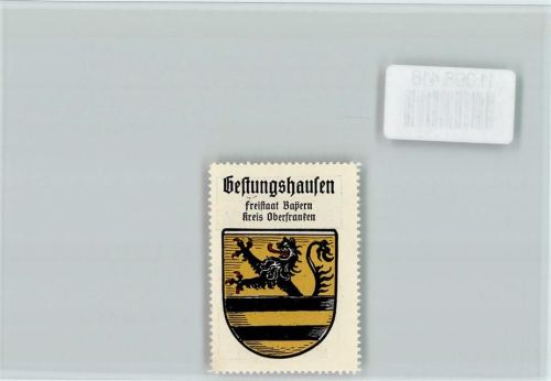 Gestungshausen Vignette Wappen Kaffee Hag ca 1920-1940