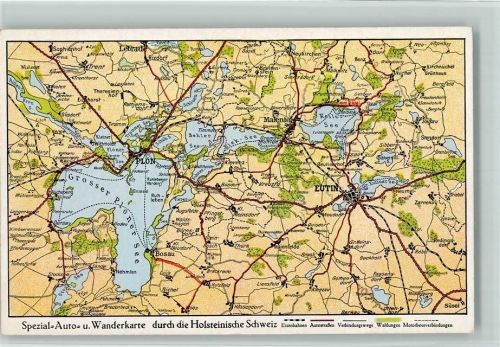 Eutin Landkarte Holsteinische Schweiz
