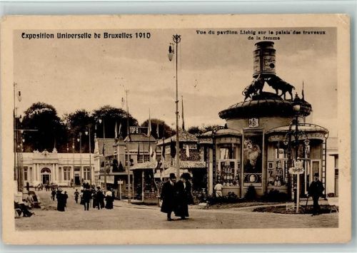 Nr. 18 Exposition 1910 - Vue du pavillon Liebig AK