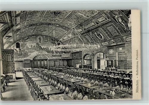 München Hofbräuhaus Innenaufnahme Festsaal