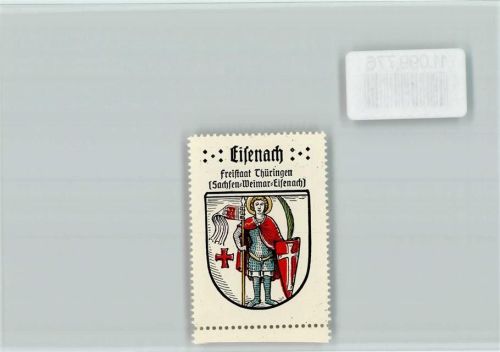 Eisenach Vignette Wappen Kaffee Hag ca 1920-1940
